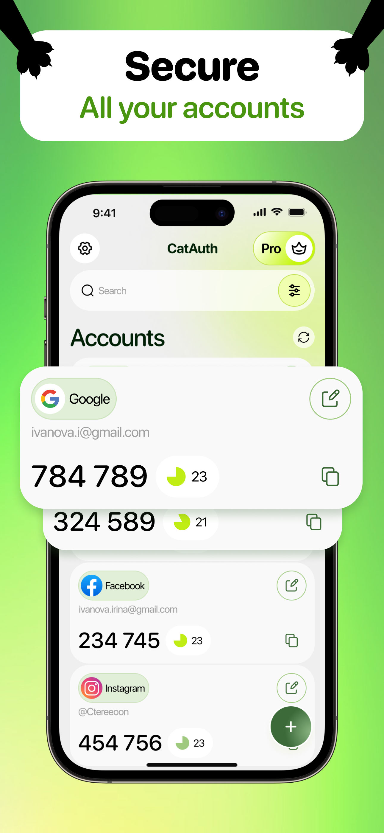 CatAuth: 2FA Authenticator screenshot 2