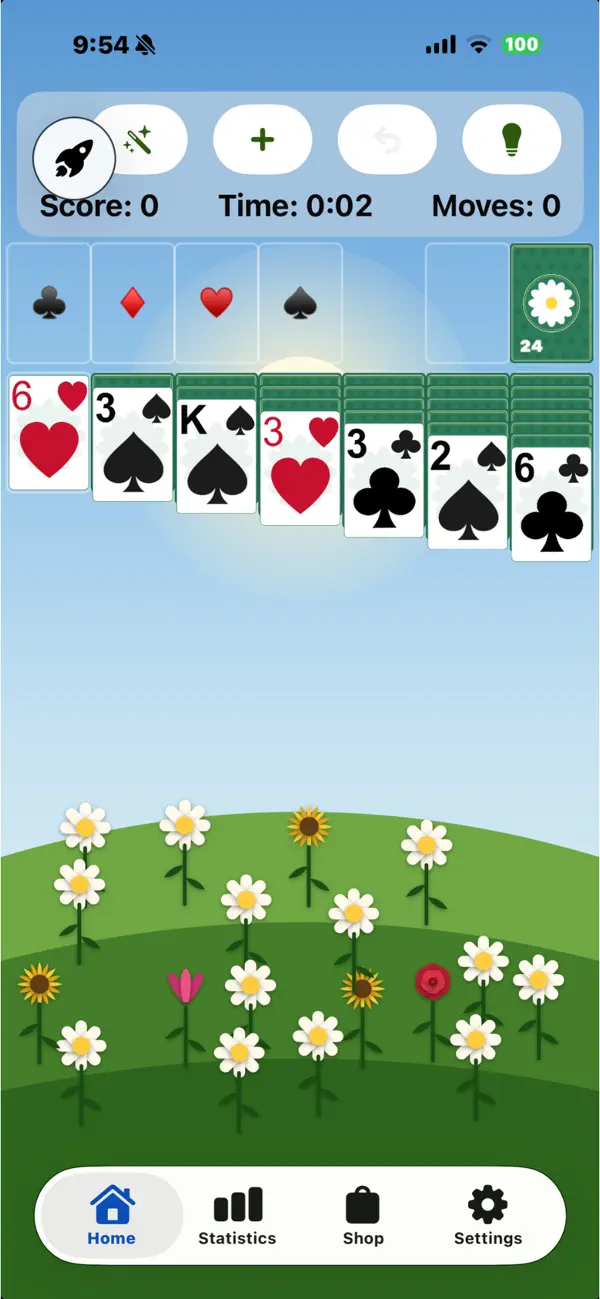 Screenshot #1 pour Daisy Garden Solitaire