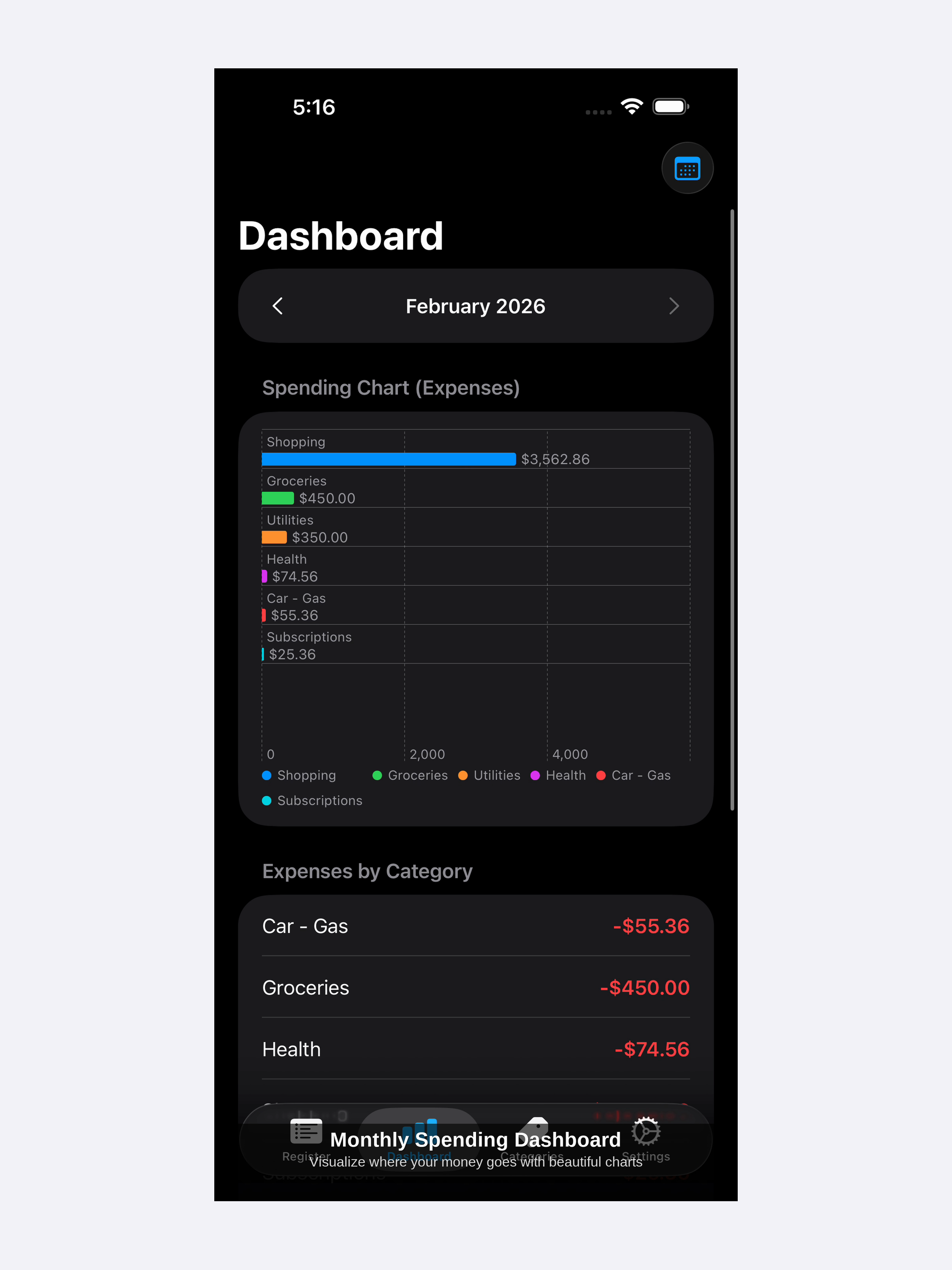 CheckbookDash screenshot 10