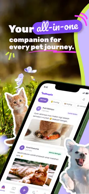 Tailtopia:Diary & Dokter Hewan screenshot 1