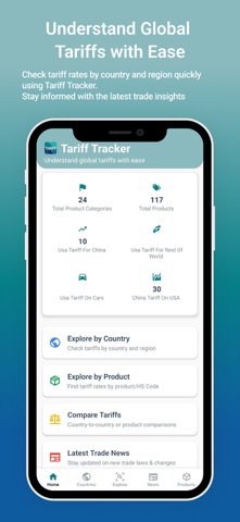 Tariff Tracker – USA Tariff iPhone screenshot