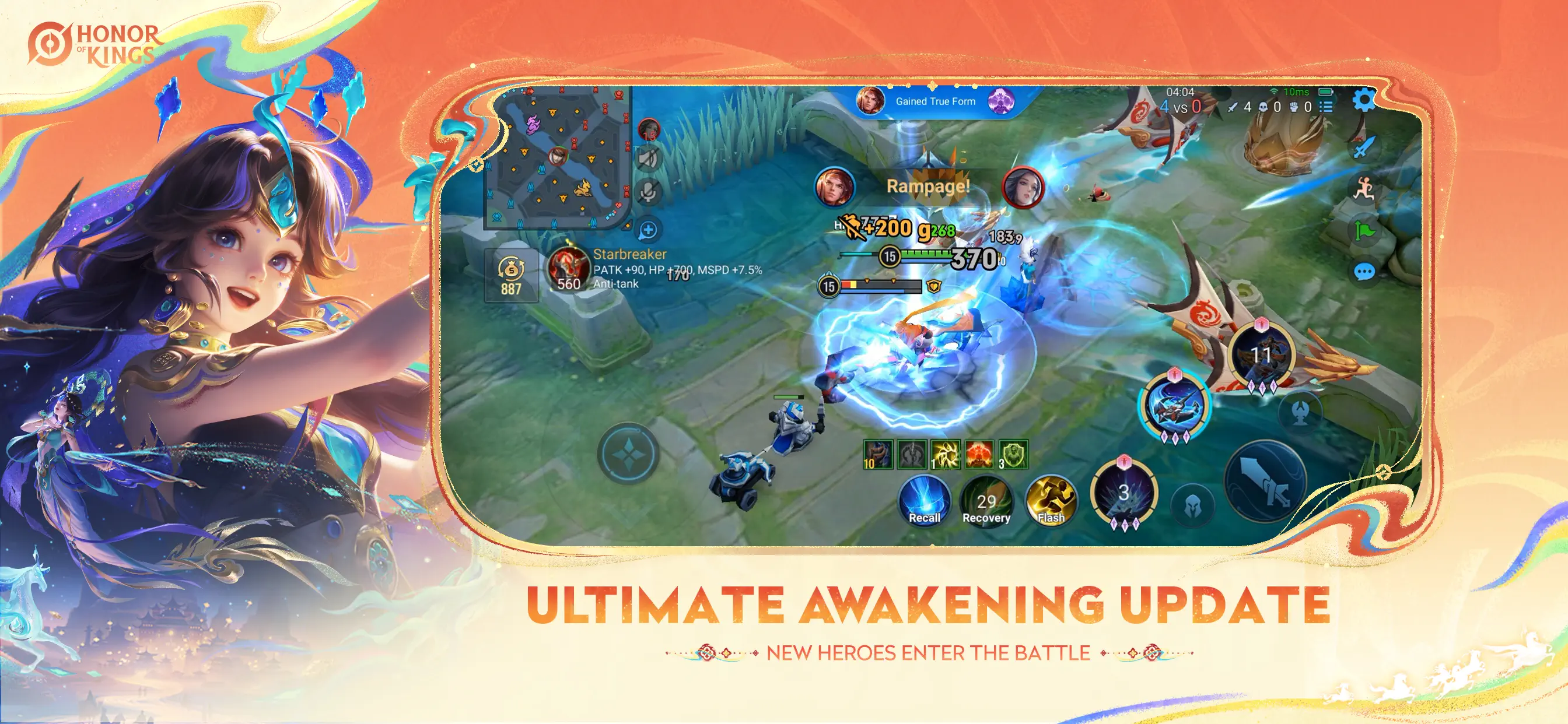 #5. Honor of Kings (iOS) 由: Level Infinite