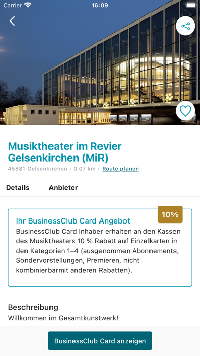BusinessClub mobil Screenshot