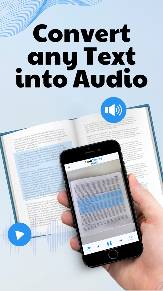 #2. DocTunes PDF & Text to Speech (iOS) 由: DOCTUNES AUDIOTECH PRIVATE LIMITED