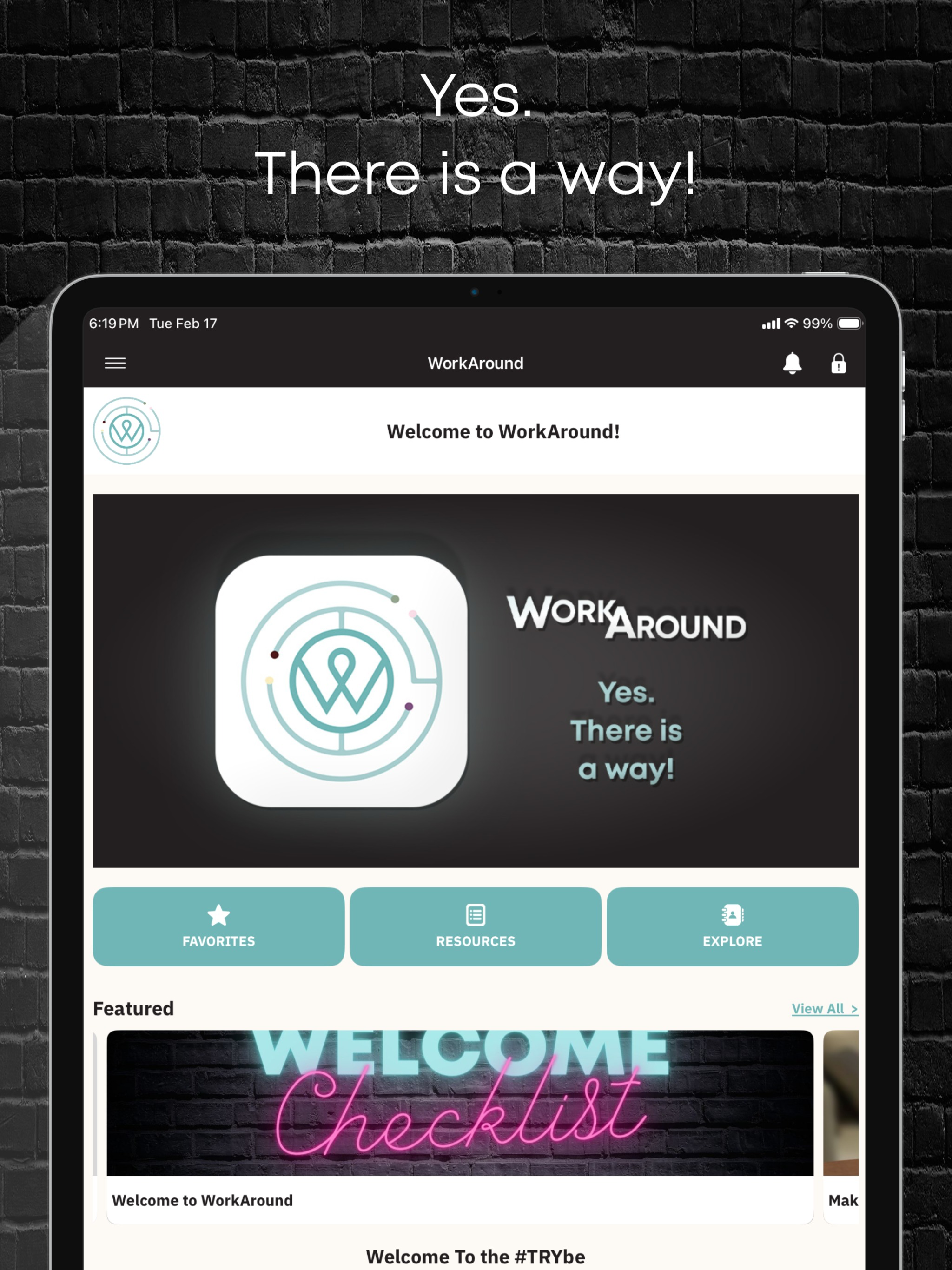 WorkAround App