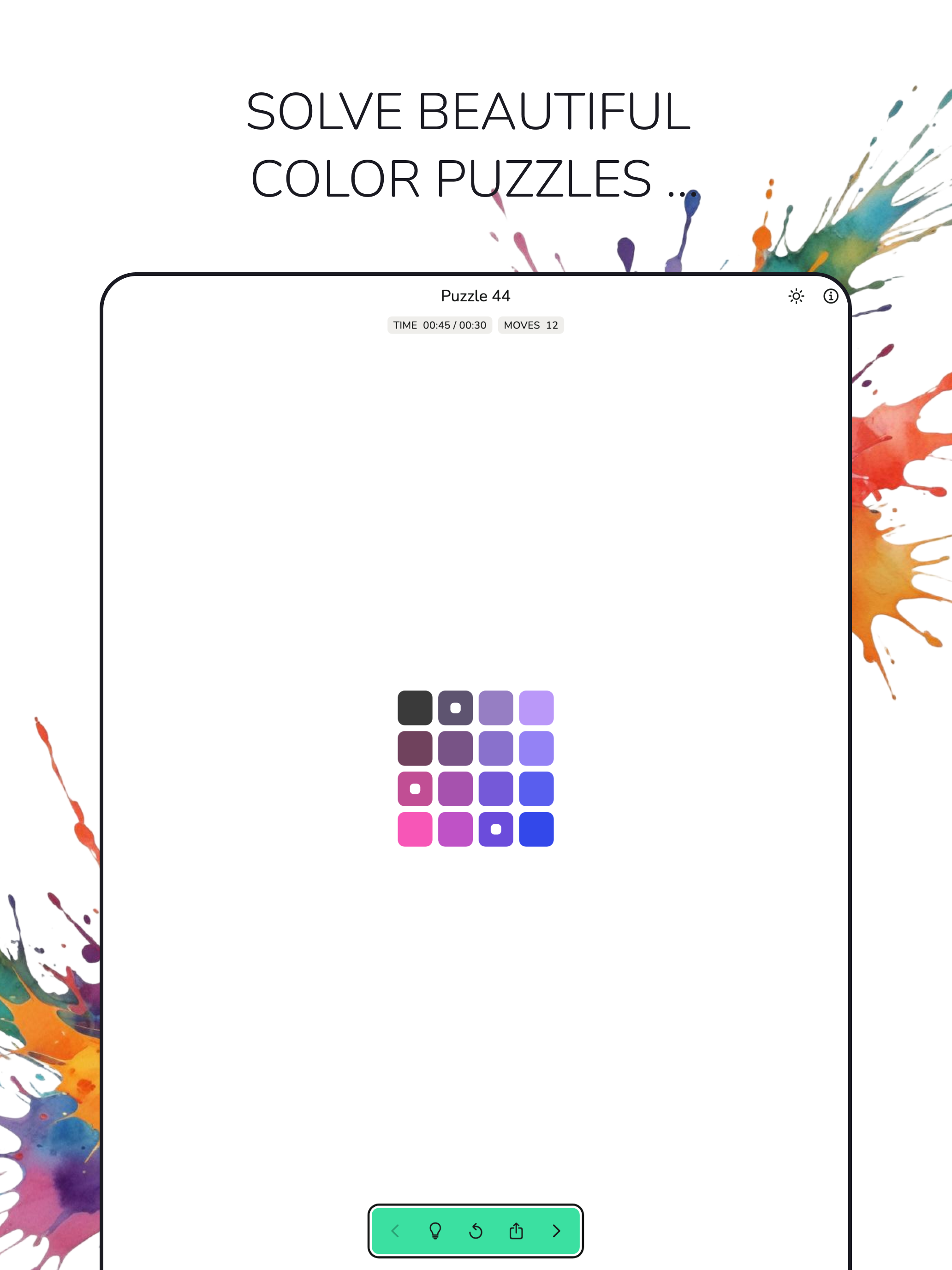 Color Sorting Game: iro‿iro screenshot 9