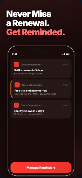 Cancel Subscriptions App Screenshot 4 of 5