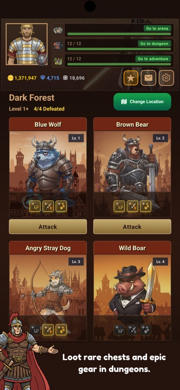 Gladia2: Old School Text RPG screenshot 3