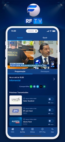 RFTV iPhone screenshot
