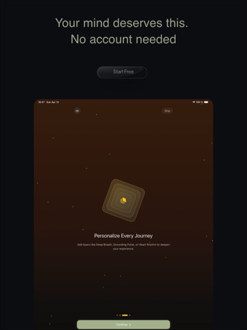 Sounda: Sleep & Calm Sounds iPad screenshot