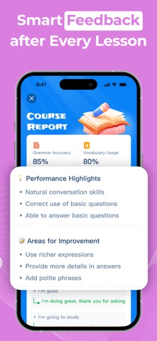 Talkora：Fun Language Learning iPhone screenshot