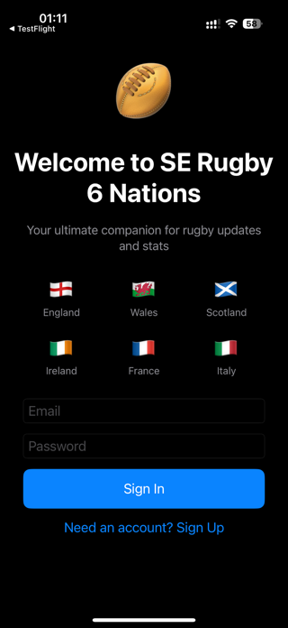rugby6nations Screenshot 1 of 6