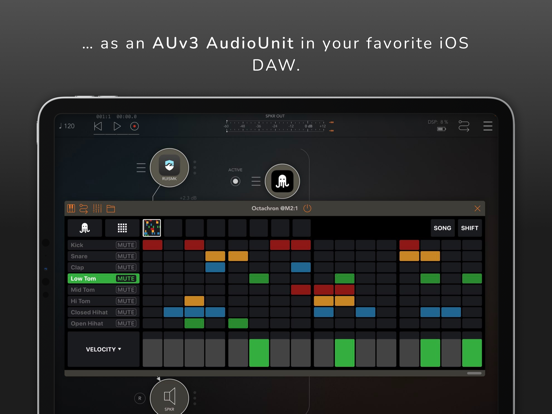 Screenshot #5 pour OCTACHRON MIDI Drum Sequencer