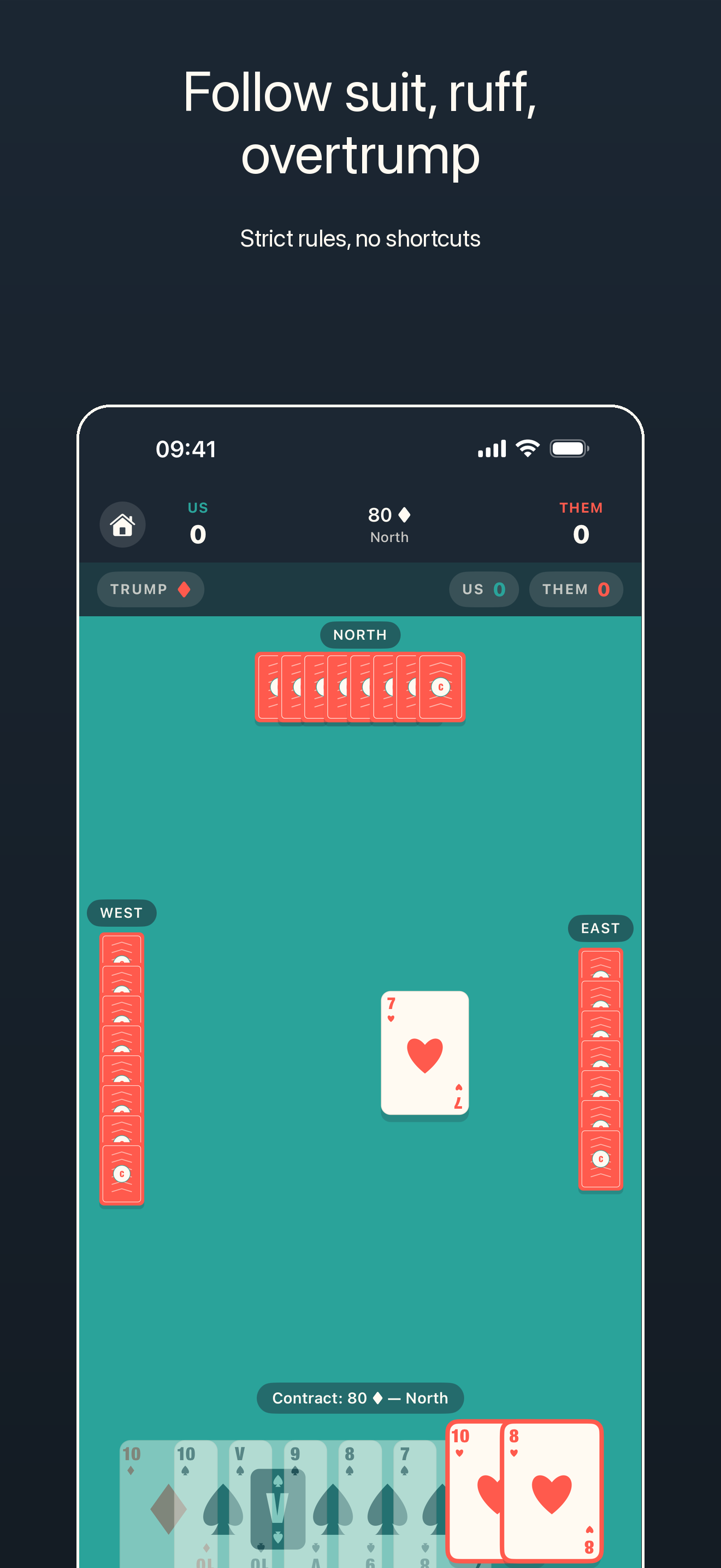 Contrée — Belote Card Game screenshot 3