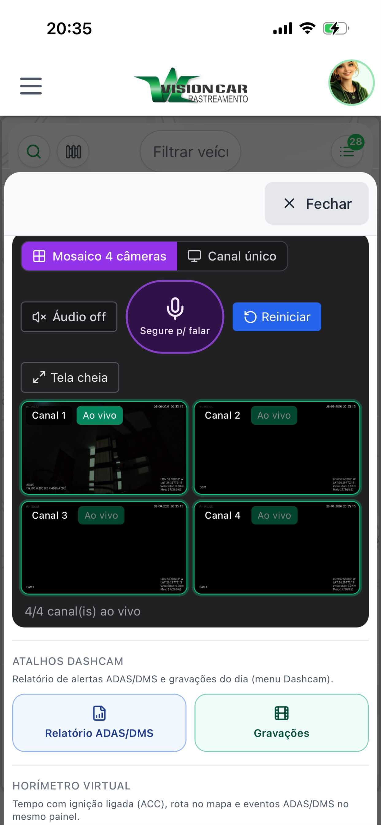 Rastreamento Visioncar screenshot 6