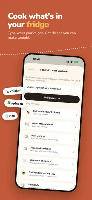 Nimmi: Meal Planner & Recipes screenshot 4
