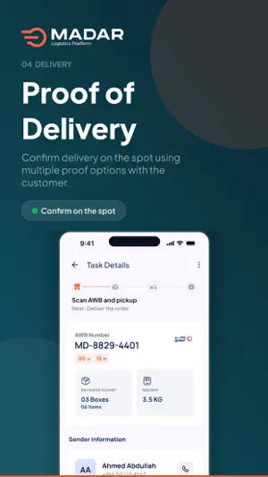 Madar Logistics Driver screenshot 4