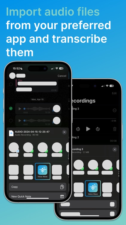 Transcribe Voice Notes WaveApp screenshot-3
