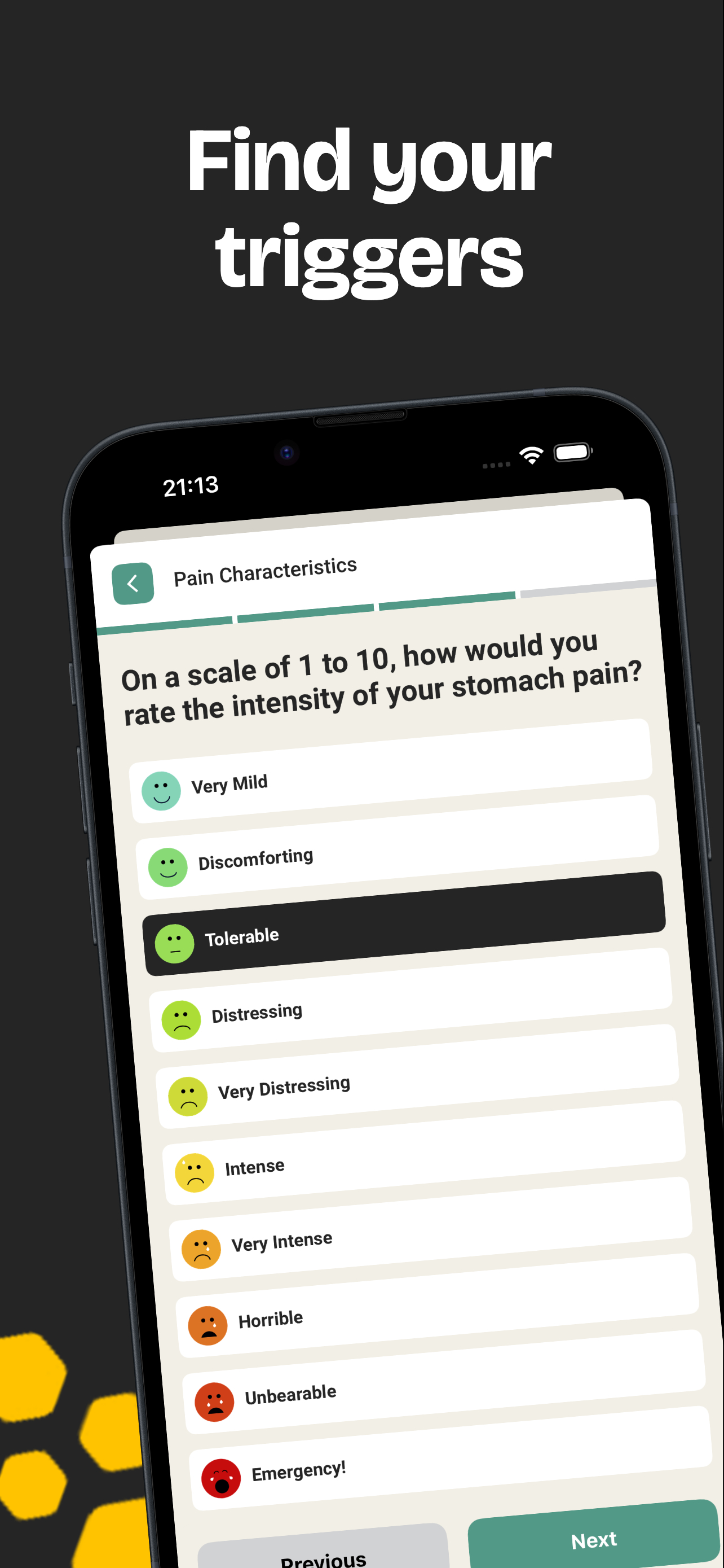 Stomach Ache Tracker Daily Log