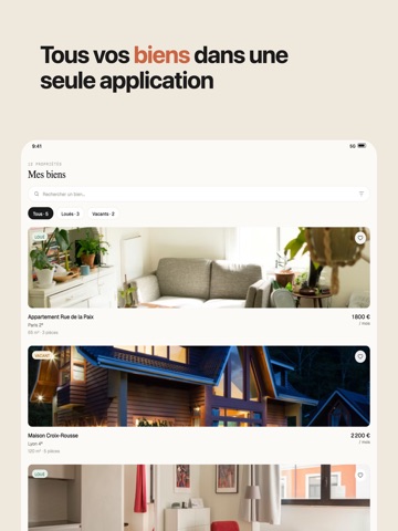 QeeZ · Gestion Locative iPad screenshot