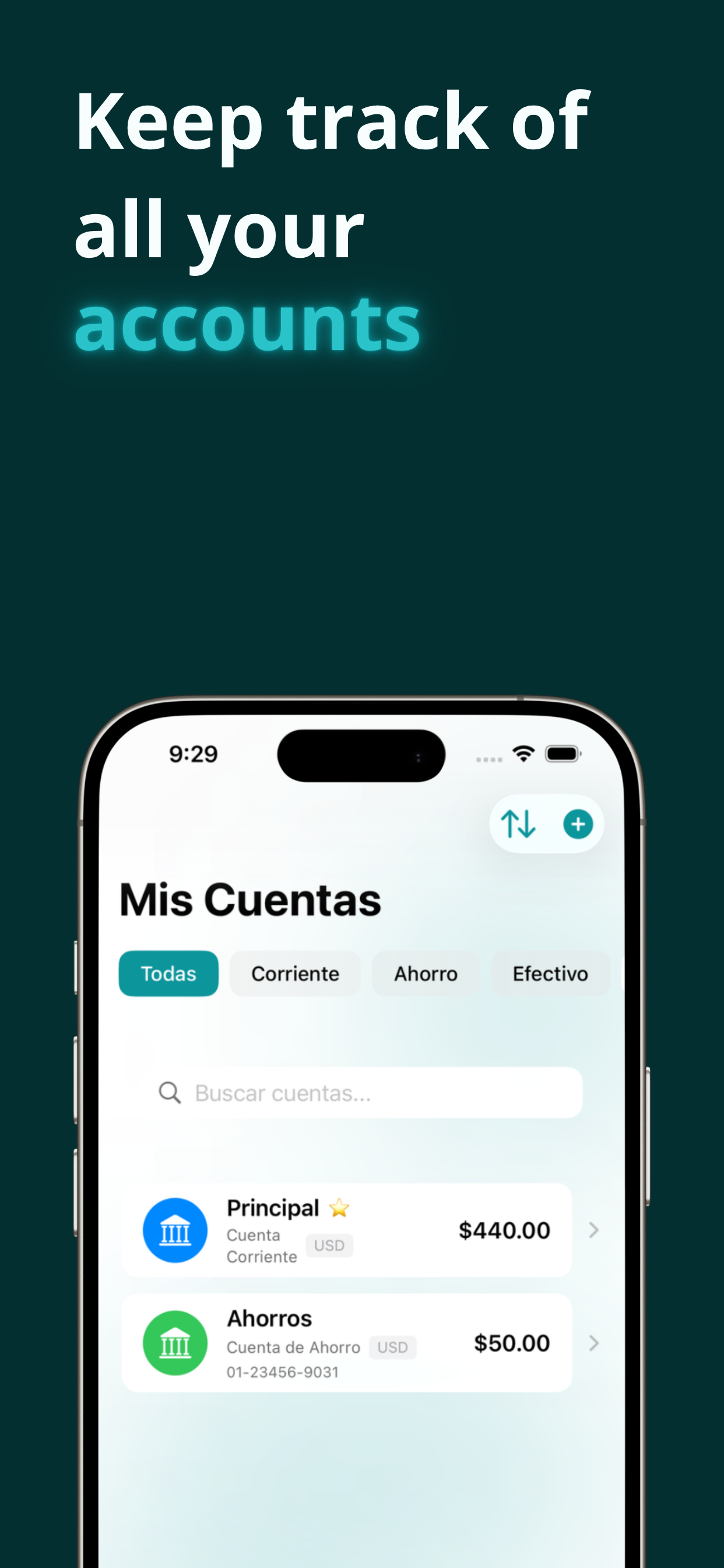 Pocket Wallet App screenshot 2