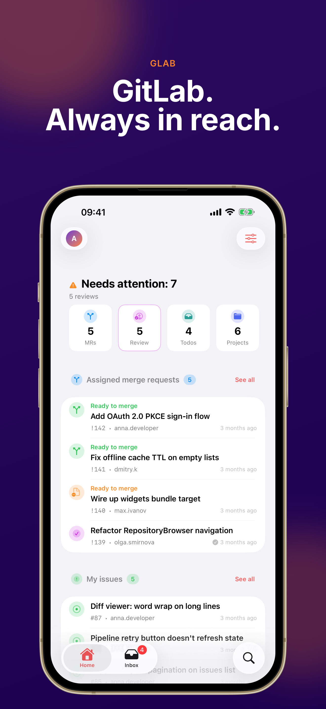 GLab — Client for GitLab