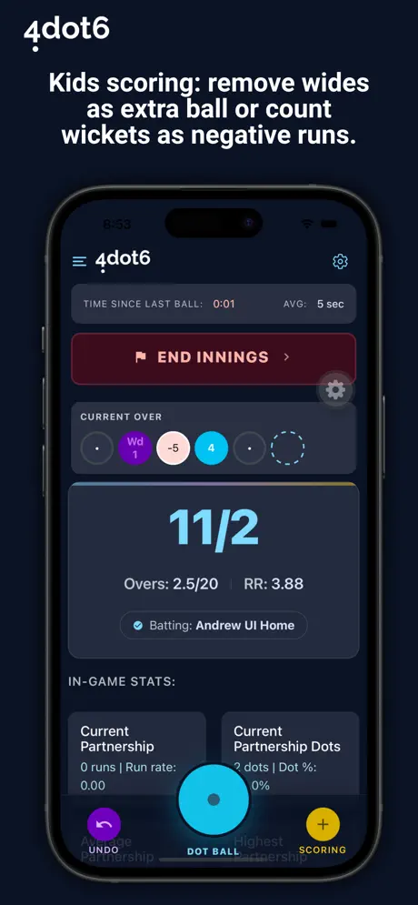 Cricket Umpire Ball Counter screenshot 5