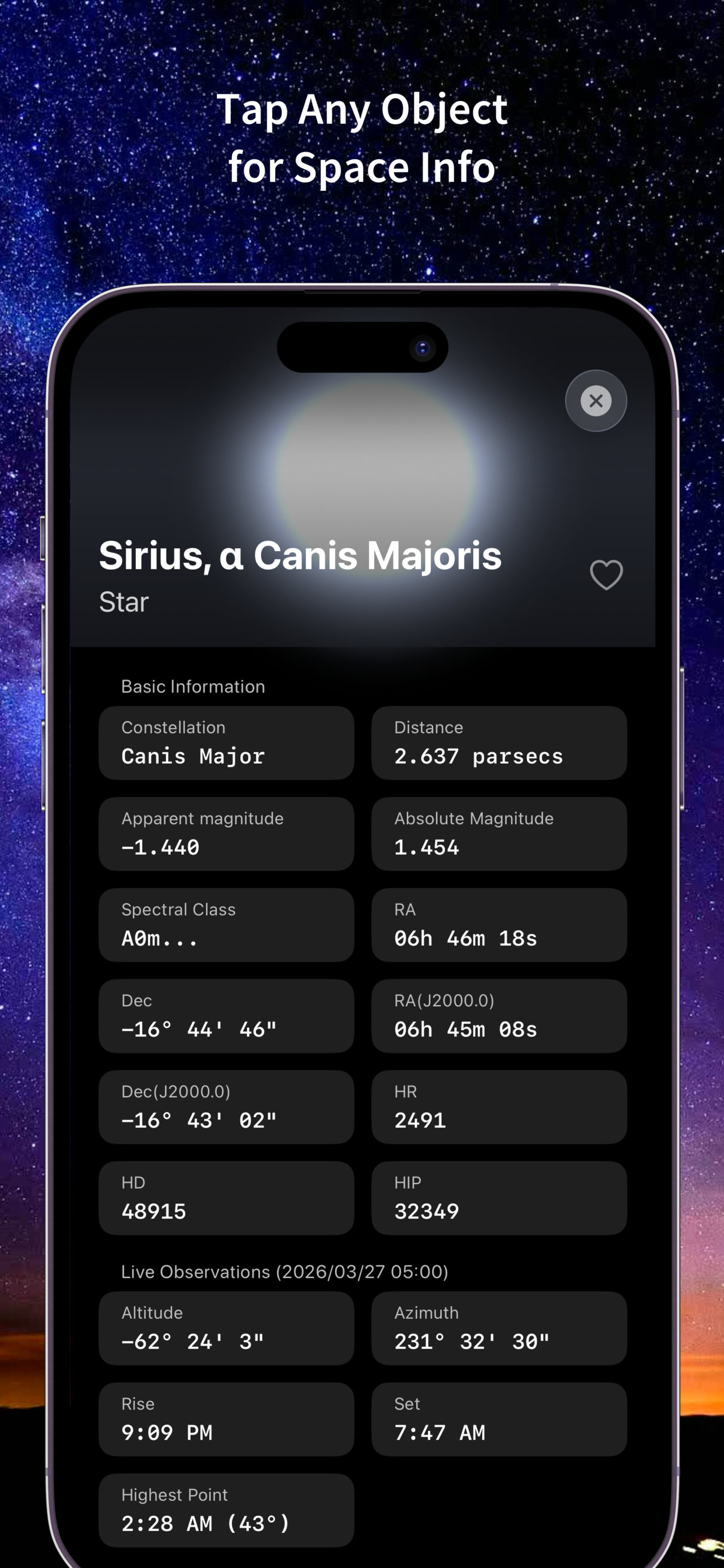 Star Wander - AR Night Sky Map screenshot 6