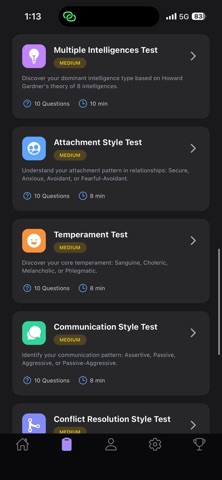 Personality Test Pro: MBTI EQ screenshot