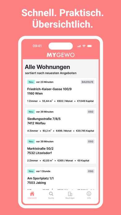 MyGEWO Screenshot