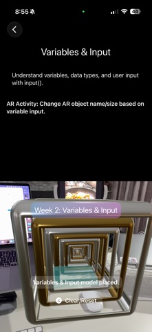 EGK Python AR screenshot