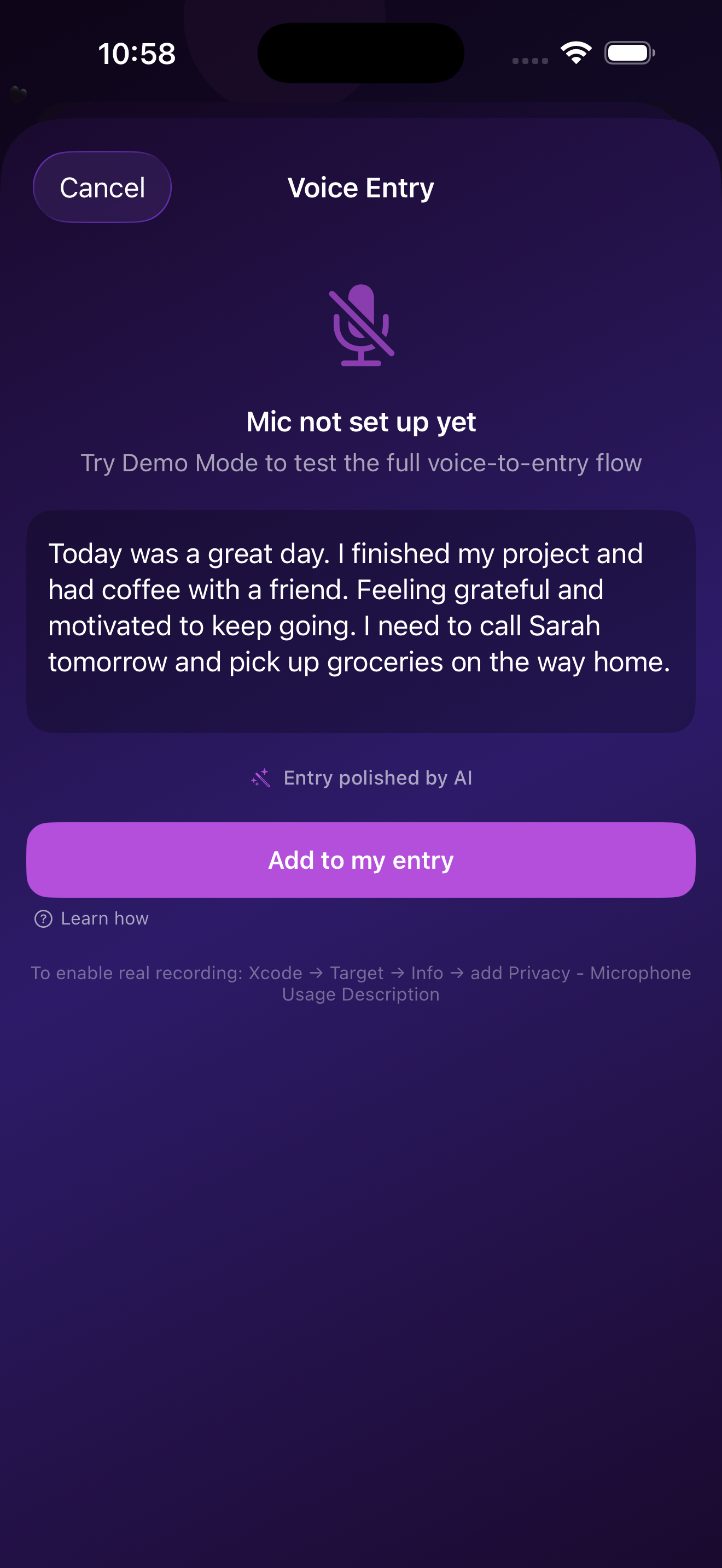 Rhythm Journal screenshot 2