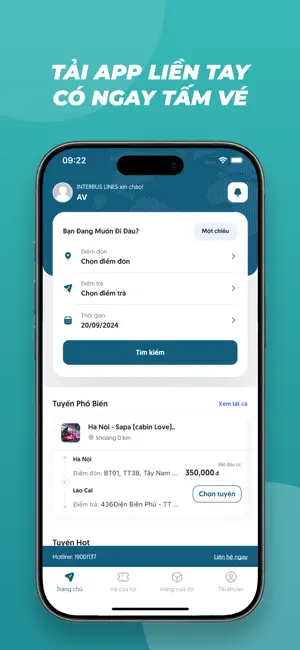 interbuslines đặt vé xe online screenshot 1