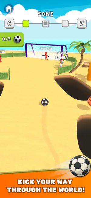 Crazy Kick! Fun Football game screenshot 2