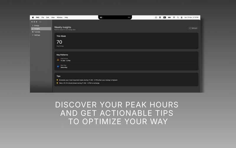 EMC Notch screenshot