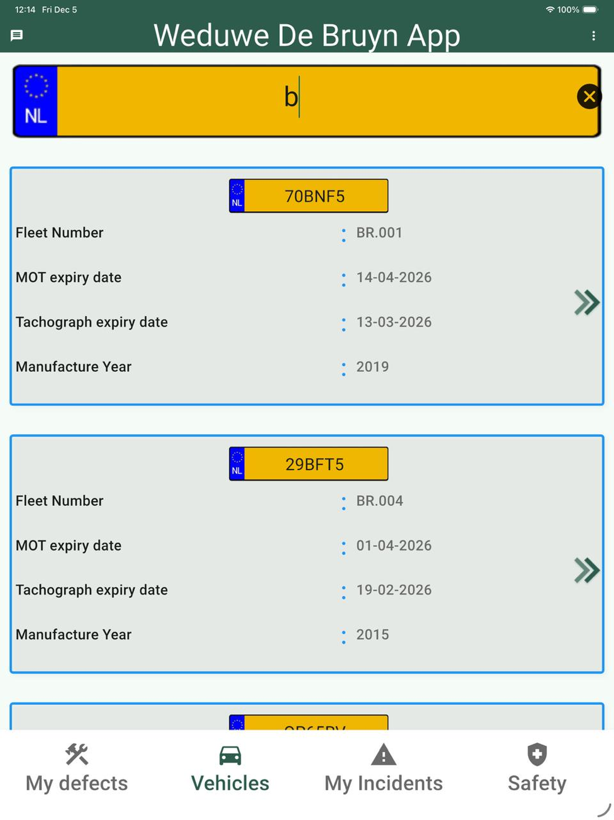 Fleet App WSR