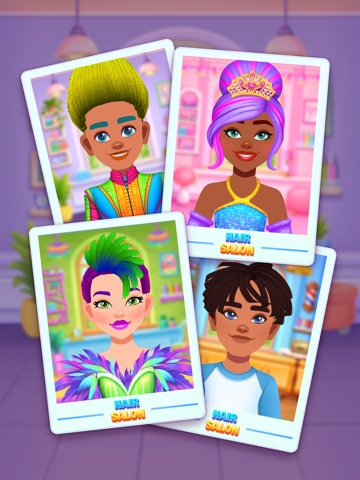 Hair Salon Games For Kids iPad screenshot