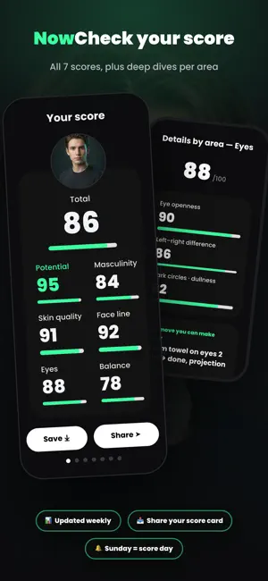 AI Face Rating & Looksmaxxing screenshot 2