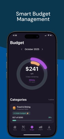 VibeBudget iPhone screenshot