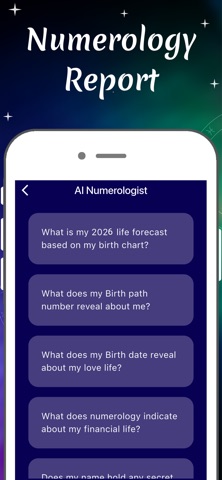 Numerology Tarot Card Reading iPhone screenshot