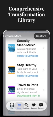 SleepShift: Hypnosis iPhone screenshot