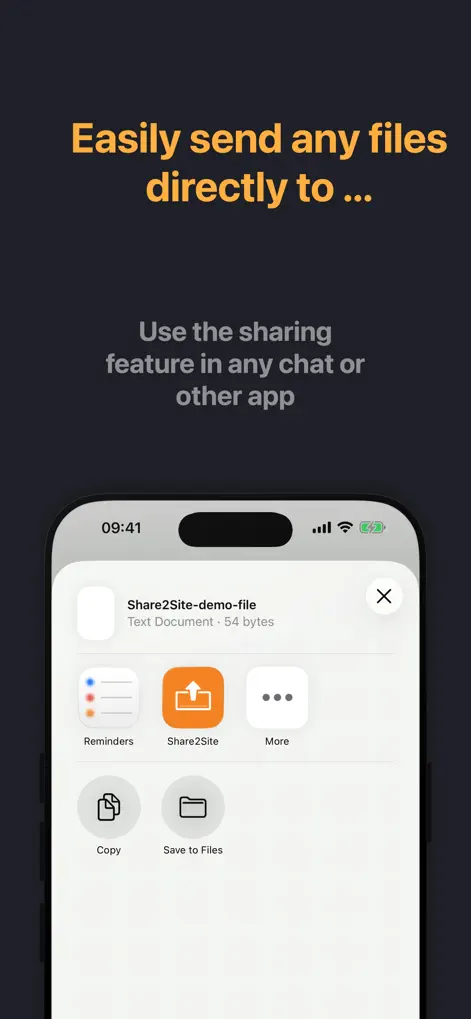 Share2Site - Productivity App | MWM