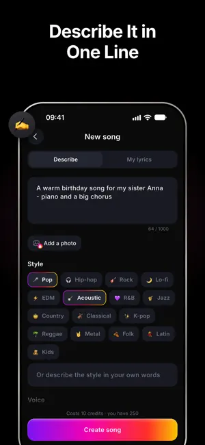 Melodo: AI Music & Song Maker screenshot 2