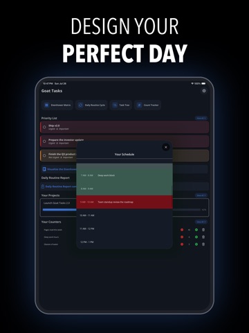 Goat Tasks: To-Do List Planner iPad screenshot