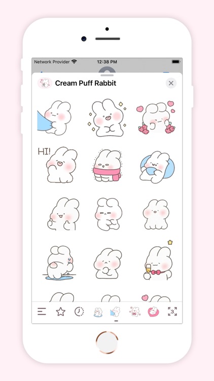 Cream Puff Rabbit Animated