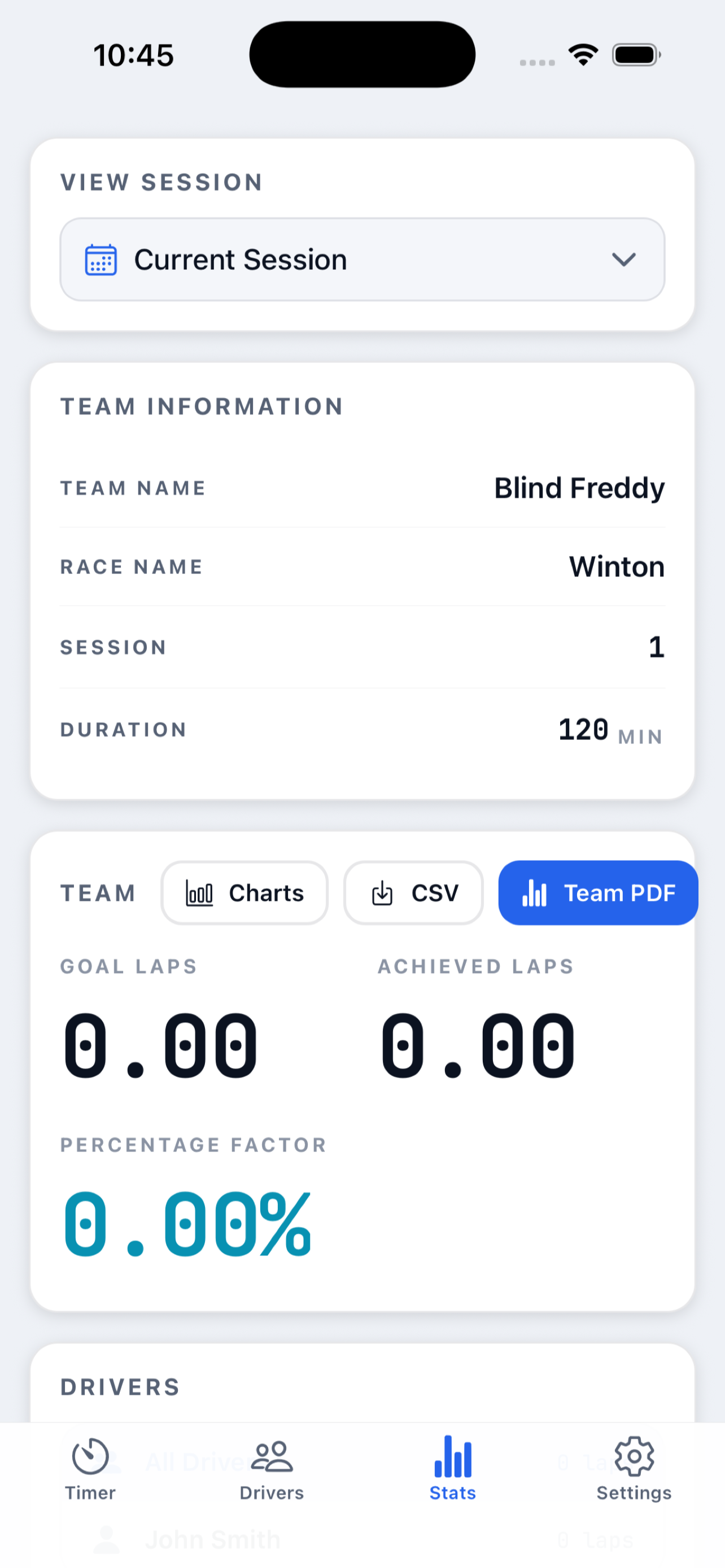 Regularity Race Timer