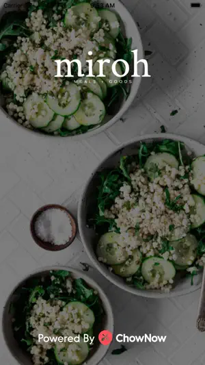 Miroh Meals screenshot 1