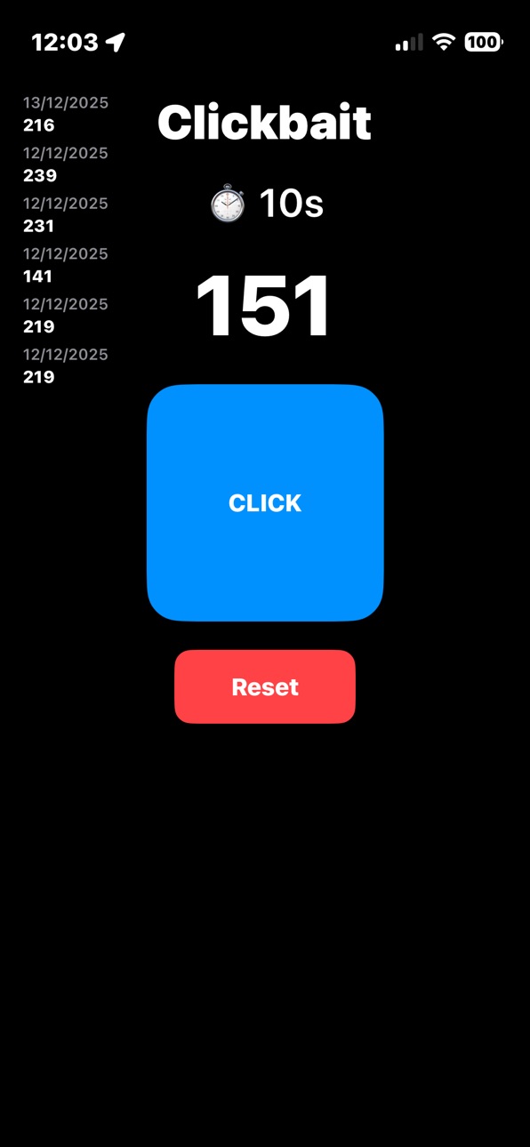 iPhone screenshot