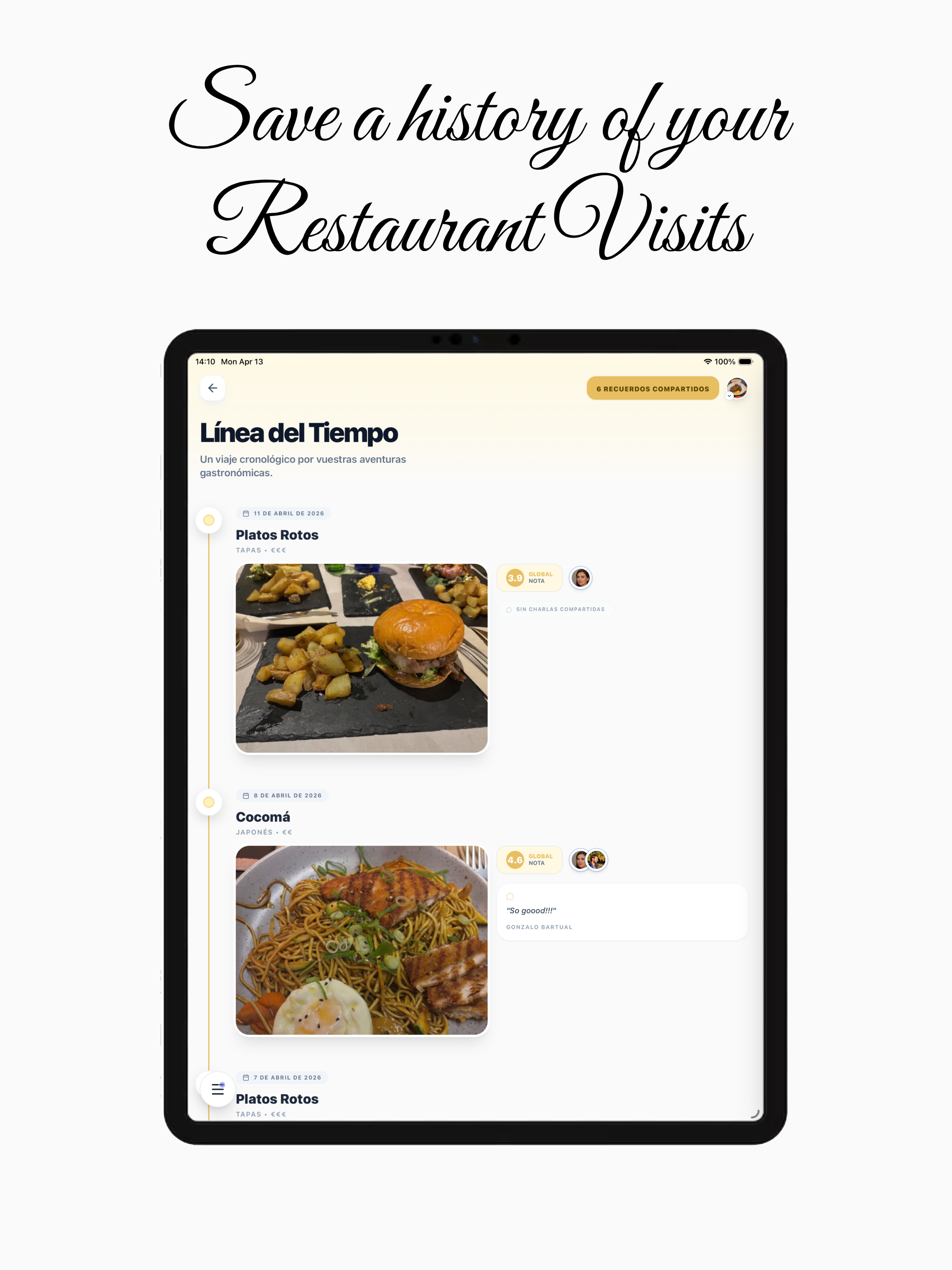 Foodie Dot: Coulinary Diary screenshot 7