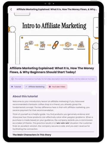 Affiliate Marketing Guide iPad screenshot
